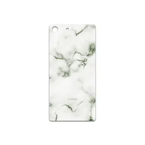 MAHOOT  Blanco-Smoke-Marble Cover Sticker for Sony Xperia M5