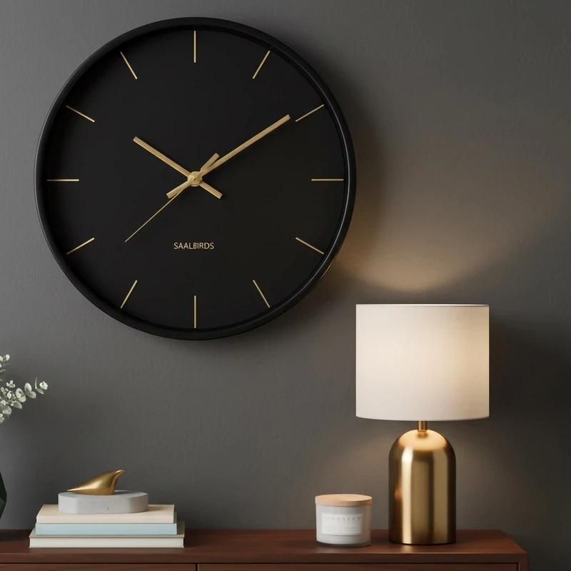 ساعت دیواری کوارتز سال بردز طرح مینیمال مدل CW-924TL