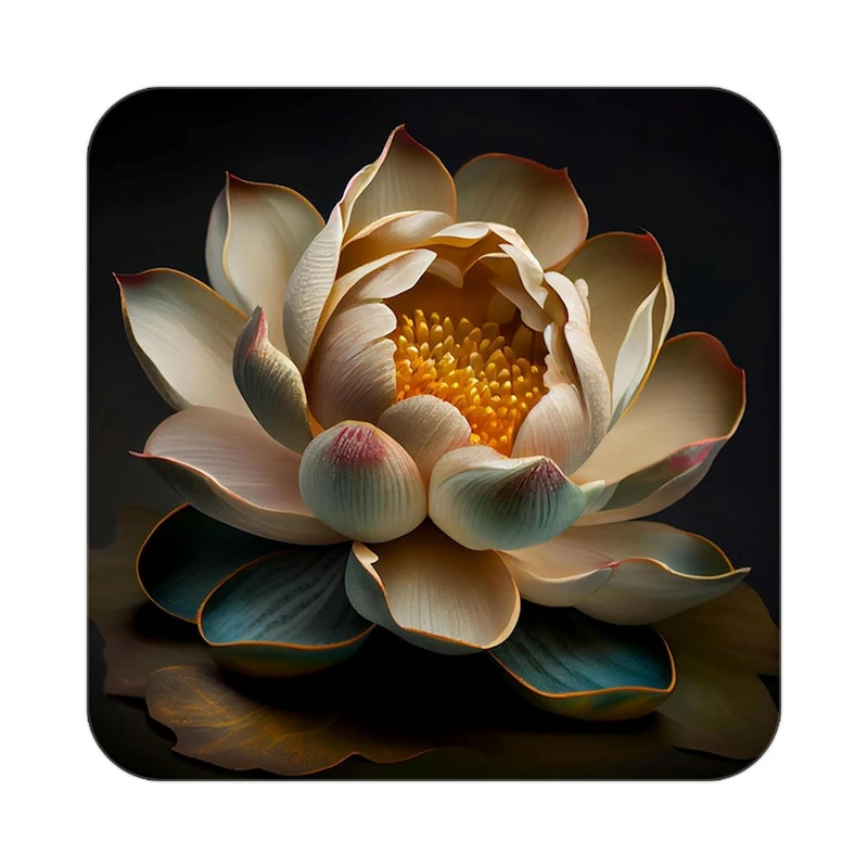 زیر لیوانی کاکتی طرح گل مدل mp18883