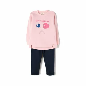 ست تی شرت و شلوار دخترانه زد وای مدل 6874249