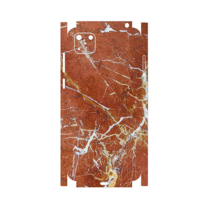 برچسب پوششی ماهوت مدل Red Marble-FullSkin مناسب برای گوشی موبایل هوآوی Y5p