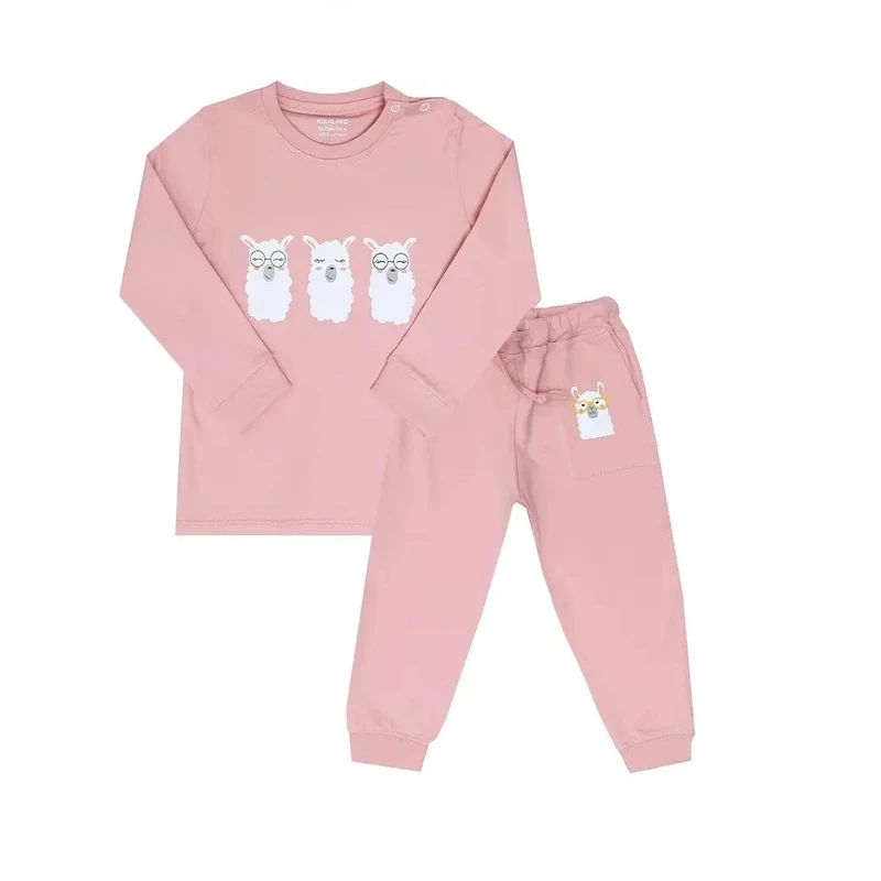 ست سویشرت آستین بلند و شلوار راحتی نوزادی ریکالاکو مدل 001