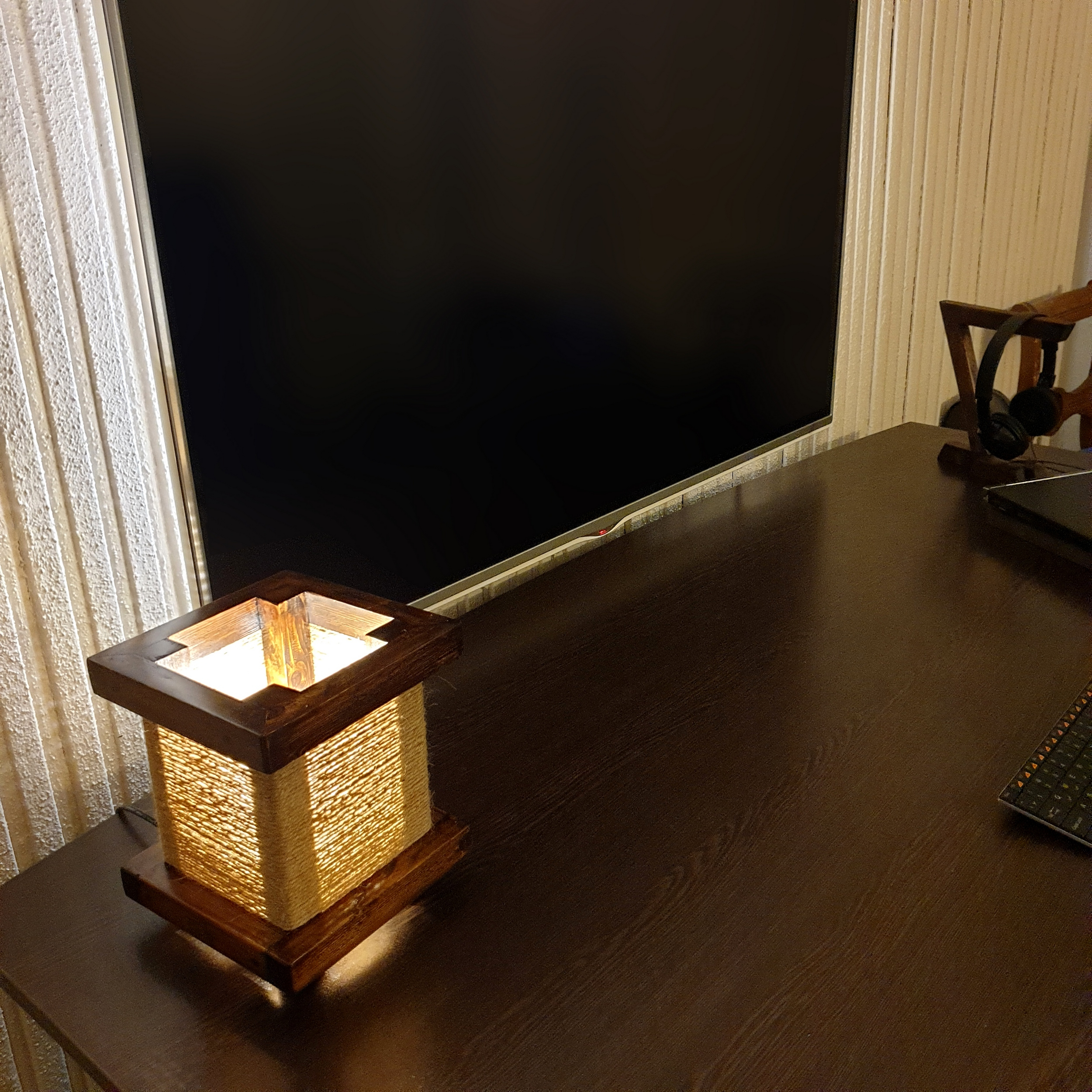 چراغ تزئینی طرح مکعبی