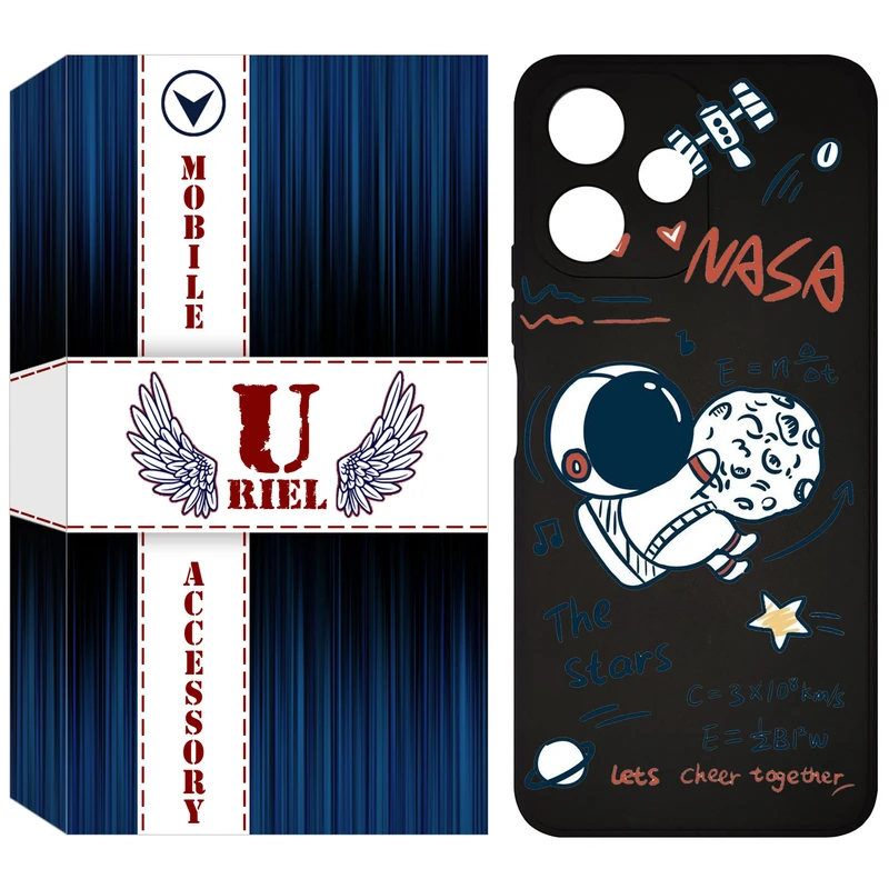 کاور یوریل مدل KSH کد 27 طرح ناسا مناسب برای گوشی موبایل شیائومی Redmi 12 5G / Redmi Note 12R
