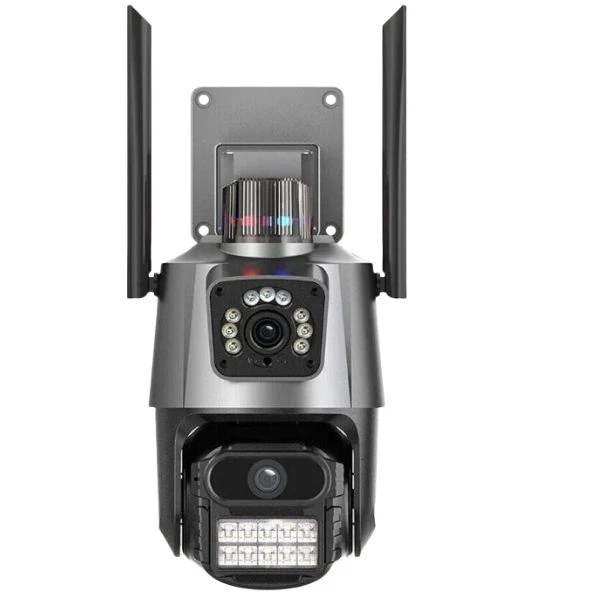 دوربین مداربسته تحت شبکه بی‌سیم مدل PTZ Dual Lens 360 درجه