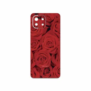 MAHOOT Red-Flower Cover Sticker for Xiaomi MI 11 LITE