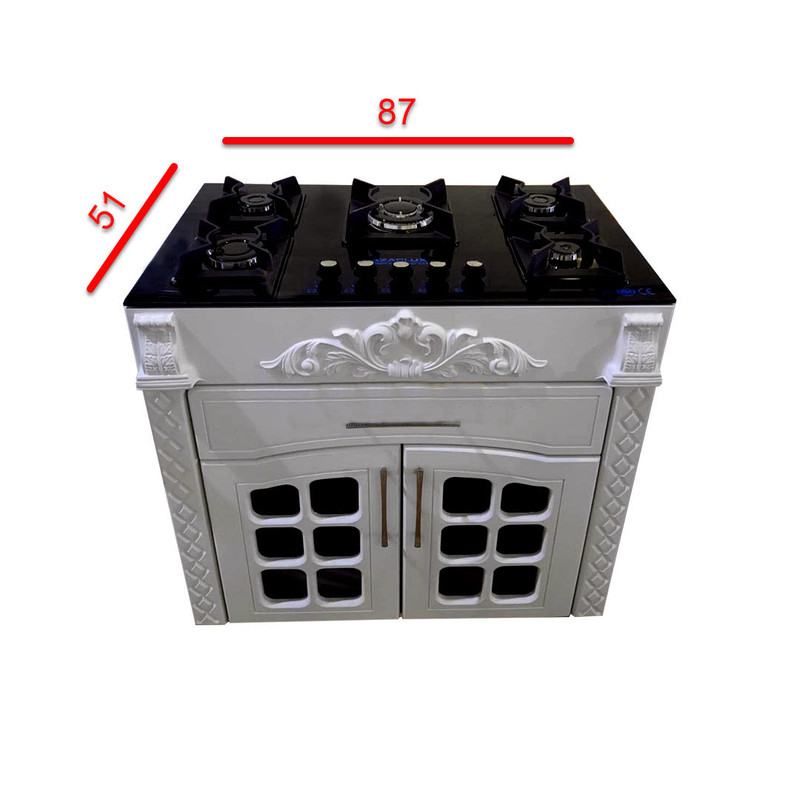 اجاق گاز 5 شعله آذرلوکس مدل MJ3