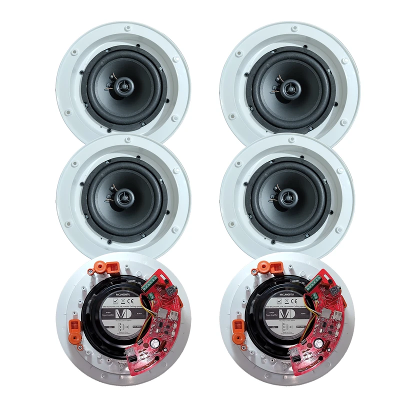 اسپیکر سقفی بلوتوثی ام دی مدل MCL400BTU6 مجموعه 6 عددی