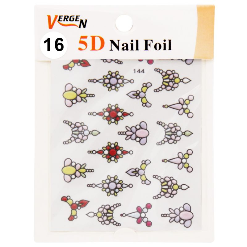 استیکر طراحی ناخن ورژن مدل GS12516