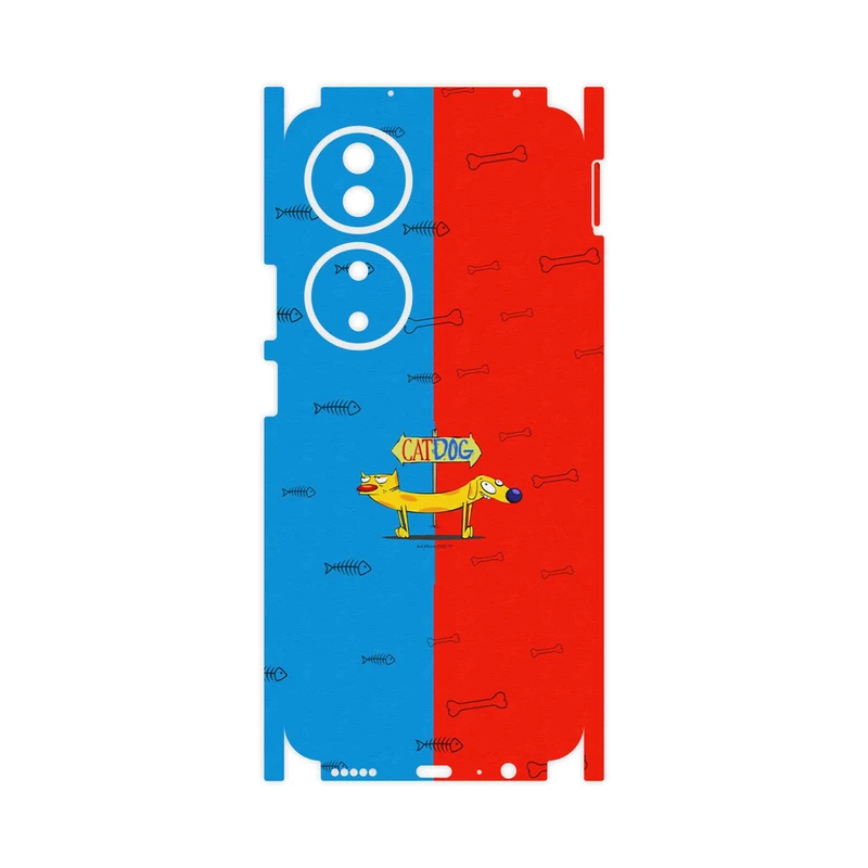 برچسب پوششی ماهوت مدل CatDog-FullSkin مناسب برای گوشی موبایل آنر X7b