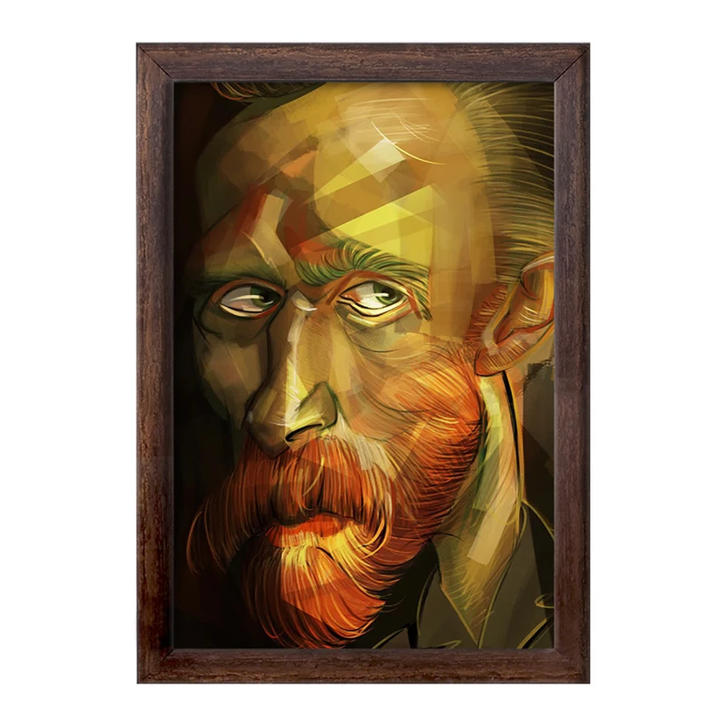 تابلو خندالو طرح ونسان ونگوگ کد F643