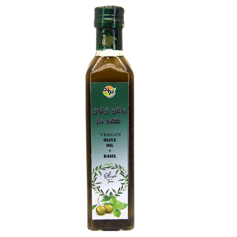 روغن زیتون طعم دار ریحان نوند- 250 میلی متر