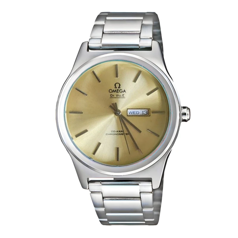 ساعت مچی عقربه‌ای کوارتز مردانه مدل دو تقویمه کلاسیک کد 002