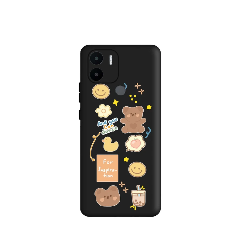 کاور قاب گارد طرح خرس بیر کد t6413 مناسب برای گوشی موبایل شیائومی Redmi A1 Plus / Redmi A2 Plus 