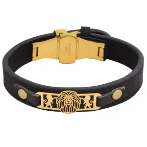 دستبند طلا 18 عیار زنانه الن نار مدل شير کد ELN6