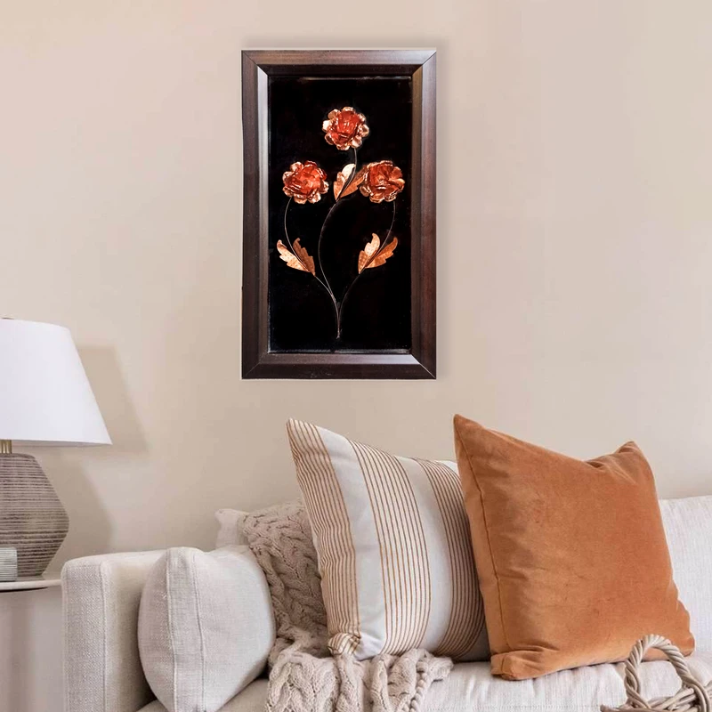 عکس شماره 2 : تابلو مسی مدل 3 گل