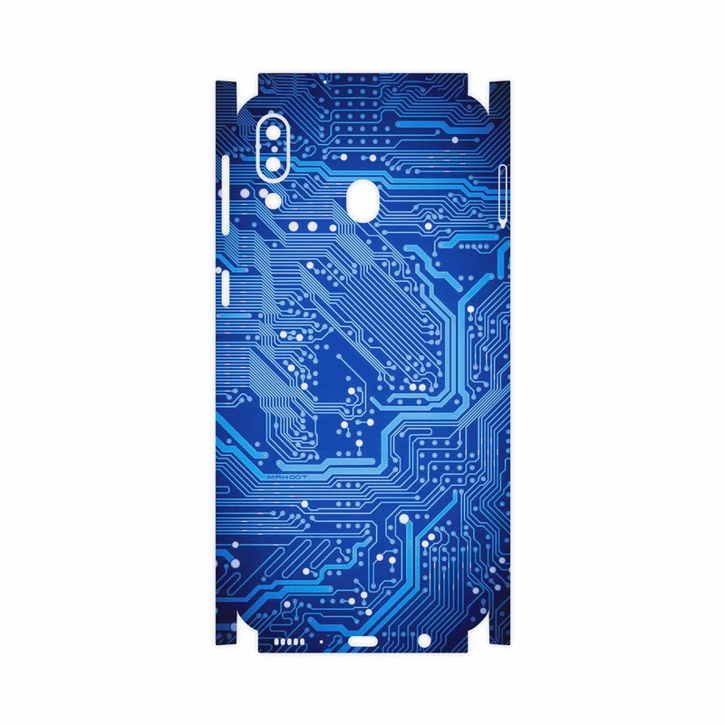 برچسب پوششی ماهوت مدل Blue Printed Circuit Board-FullSkin مناسب برای گوشی موبایل سامسونگ Galaxy M20