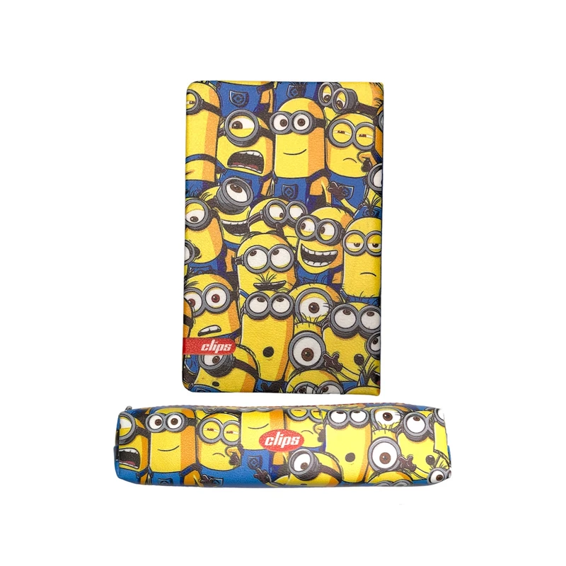 جامدادی کلیپس مدل فانتزی به همراه دفترچه یادداشت