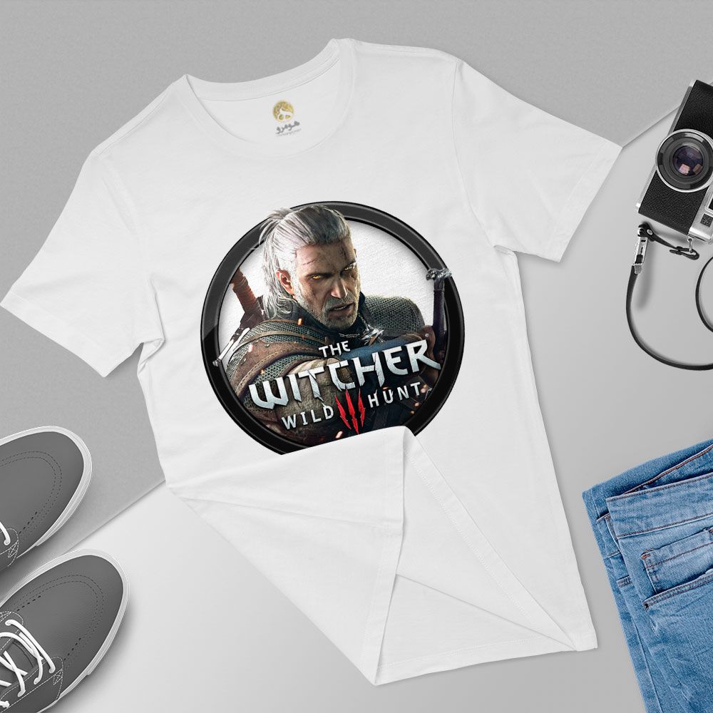 تی شرت آستین کوتاه مردانه هومرو مدل TW526 طرح ویچر -  - 5