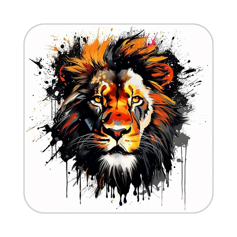 زیر لیوانی کاکتی طرح شیر مدل mp22972