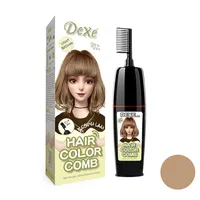 فوم رنگ مو موقت دکسی مدل Comb حجم 200 میلی لیتر رنگ قهوه ای روشن