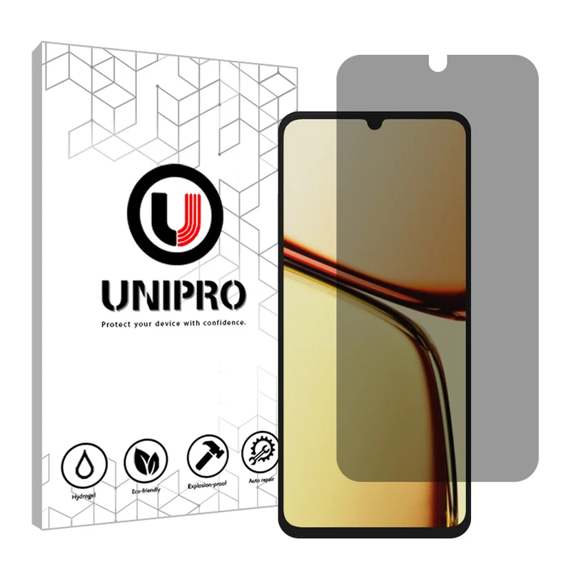 محافظ صفحه نمایش حریم شخصی یونی پرو مدل 4 Star مناسب برای گوشی موبایل ریلمی C61