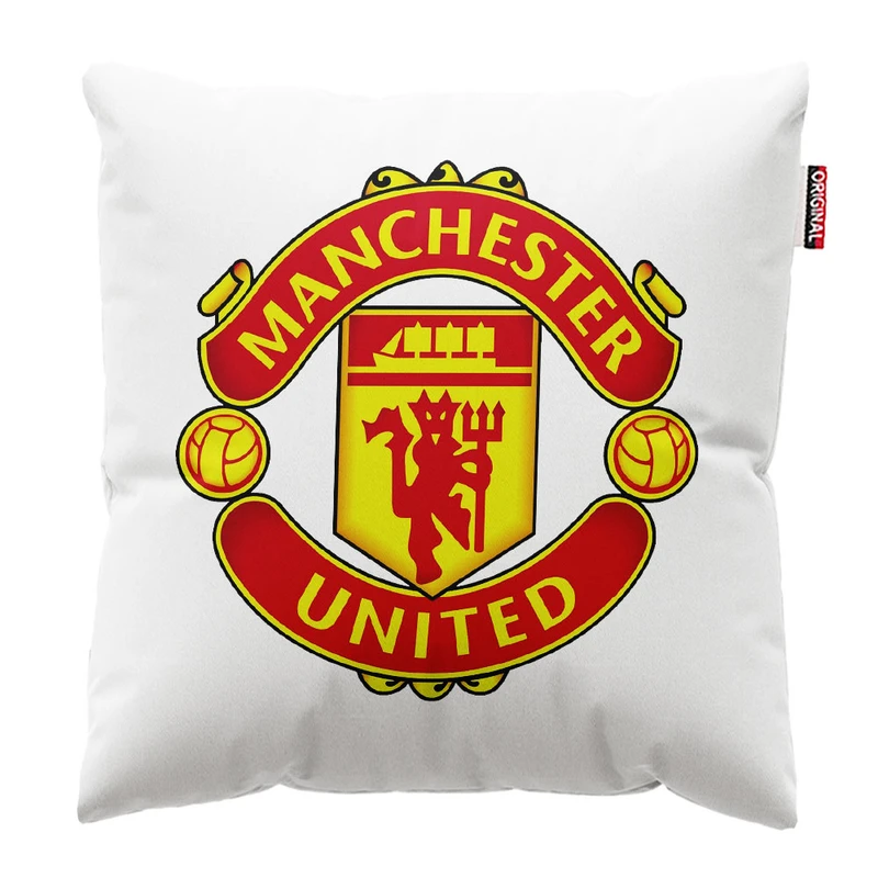 کوسن پاد آفرین طرح باشگاه منچستر یونایتد کد 2391 سایز 30*30 سانتی متر