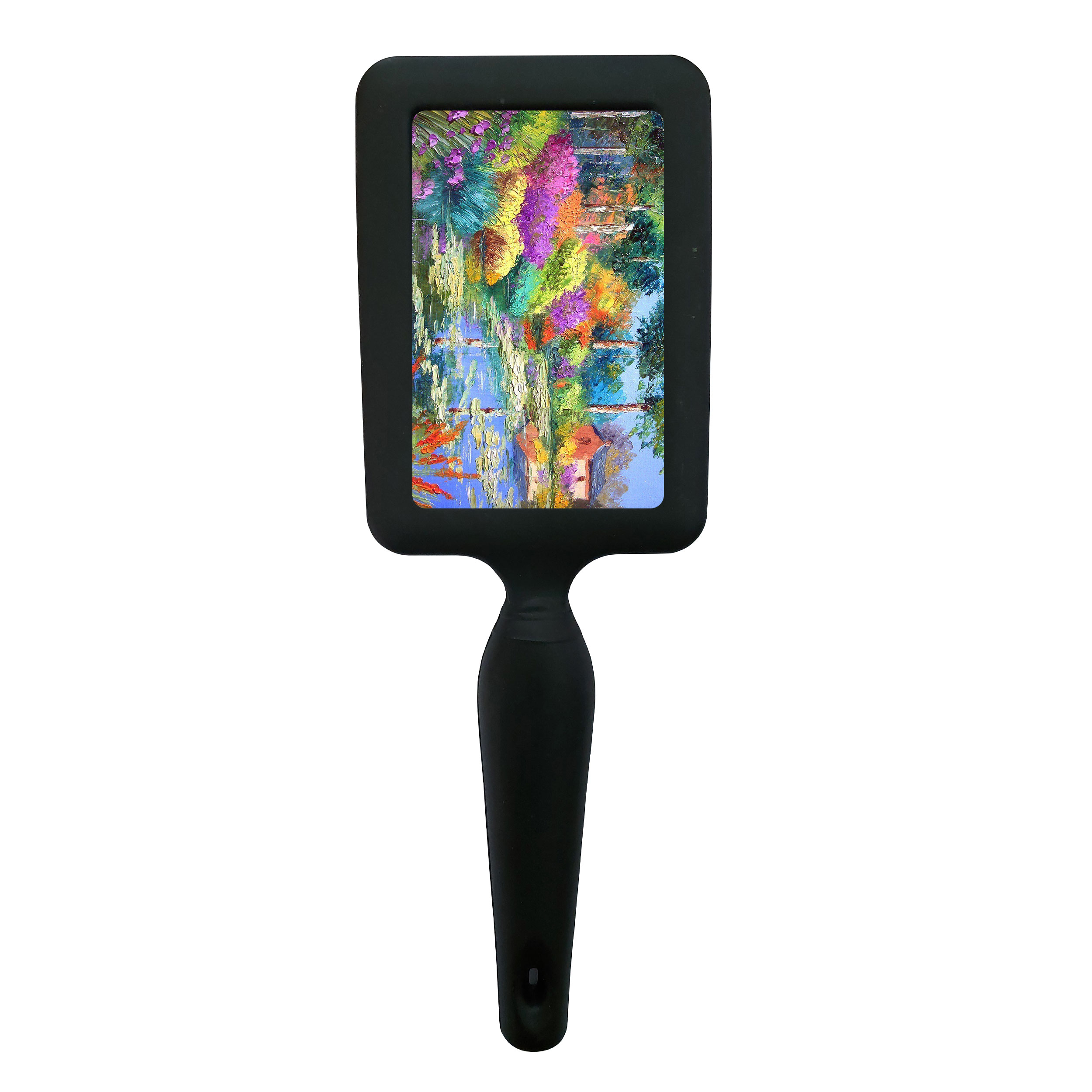 برس مو طرح نقاشی آبرنگ جنگل و کلبه مدل B1187