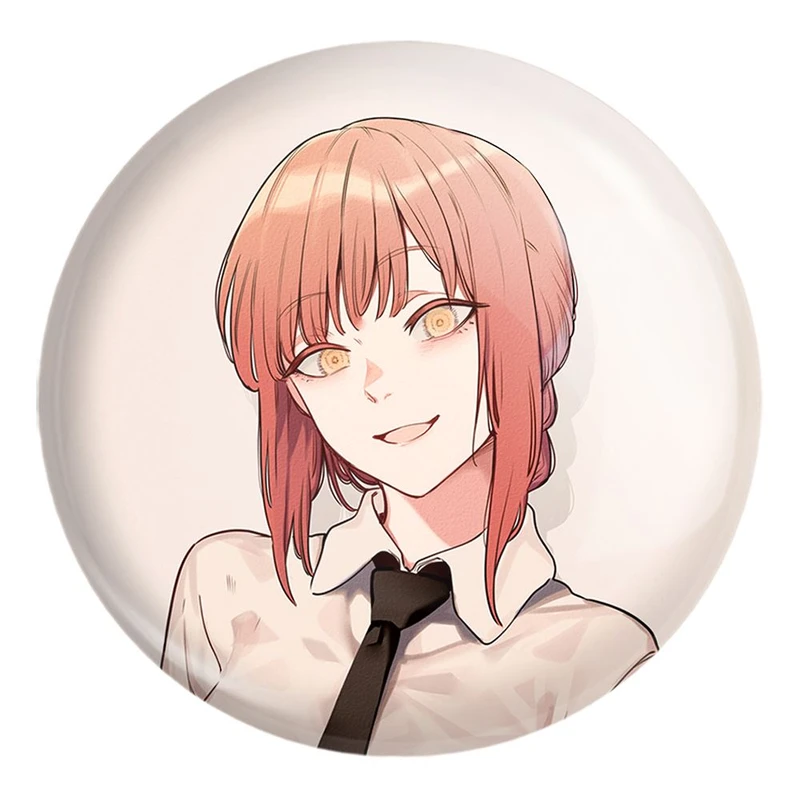 پیکسل خندالو طرح ماکیما انیمه مرد اره ای Chainsaw Man کد 22346 مدل بزرگ