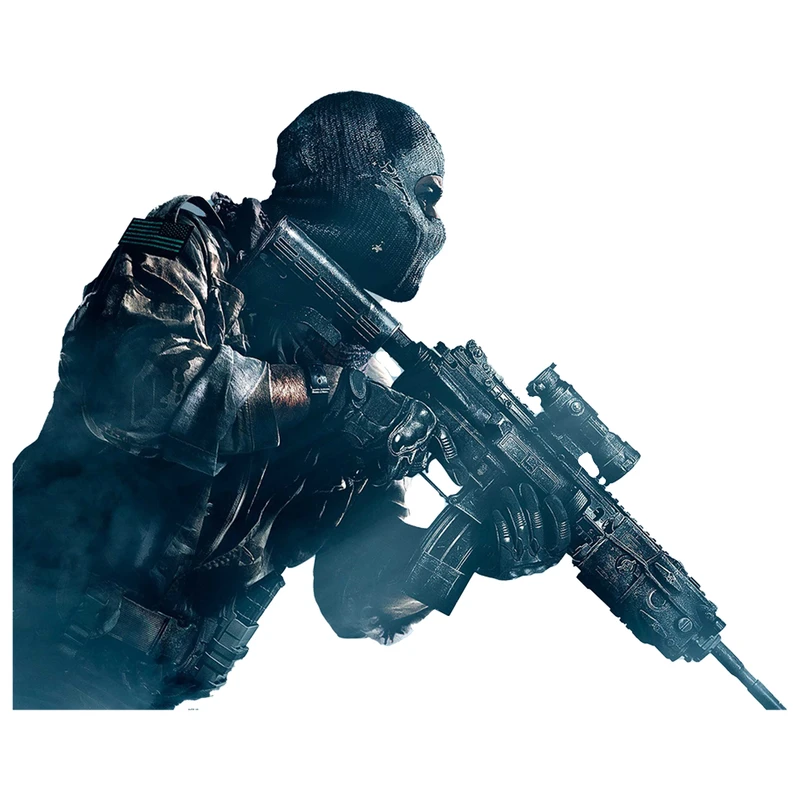 استیکر لپتاب و گوشی طرح سرباز گوست کد 2664