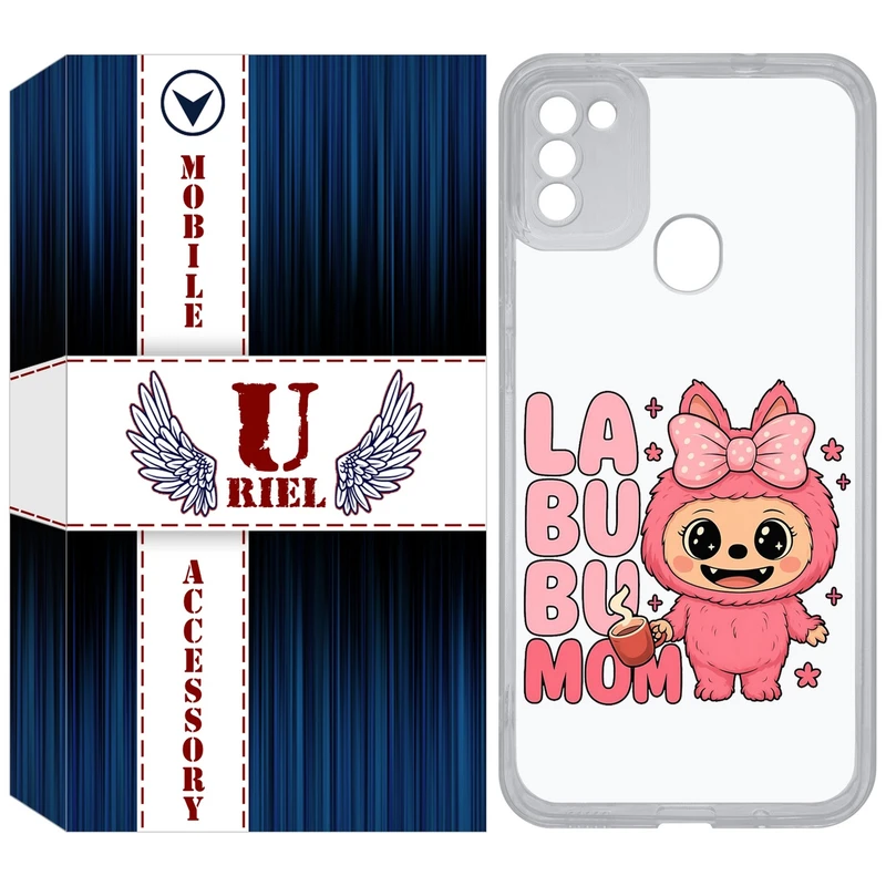 کاور یوریل مدل Clear کد 136 طرح لبوبو Labubu مناسب برای گوشی موبایل سامسونگ Galaxy A11 / M11