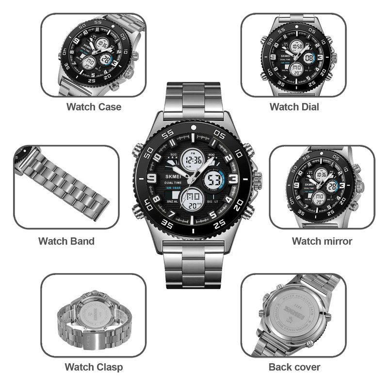 ساعت مچی عقربهای مردانه اسکمی مدل 2205 SI