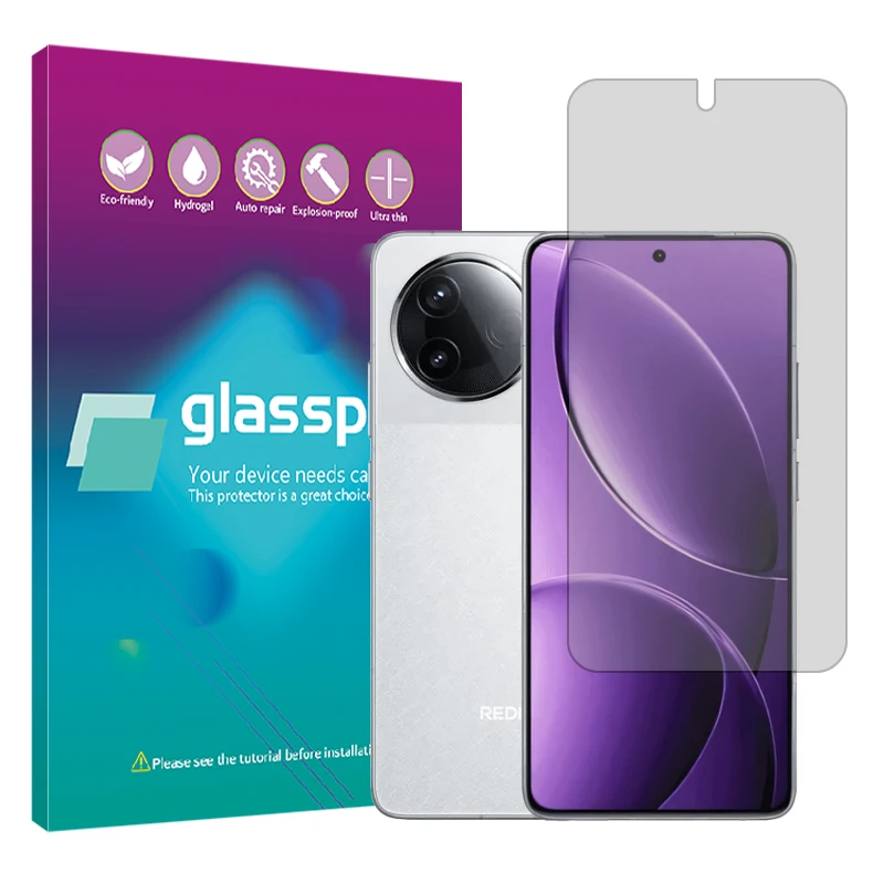 محافظ صفحه نمایش شفاف گلس پرو مدل بدون حاشیه مناسب برای گوشی موبایل شیائومی Redmi K80