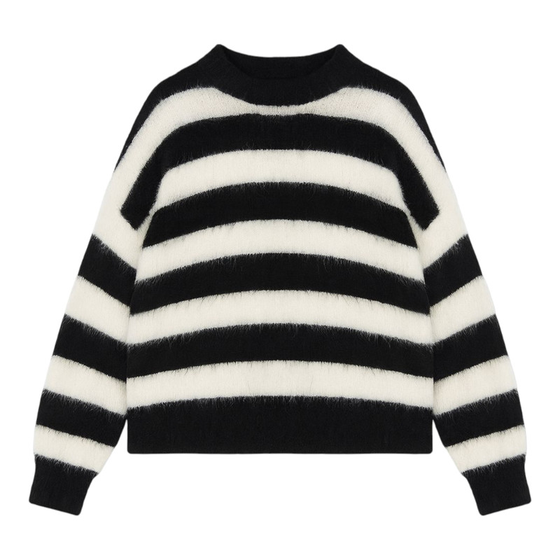 پلیور یقه گرد زنانه مدل 1801