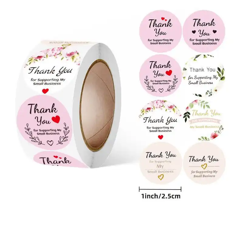 برچسب طرح تشکر از مشتری مدل WR