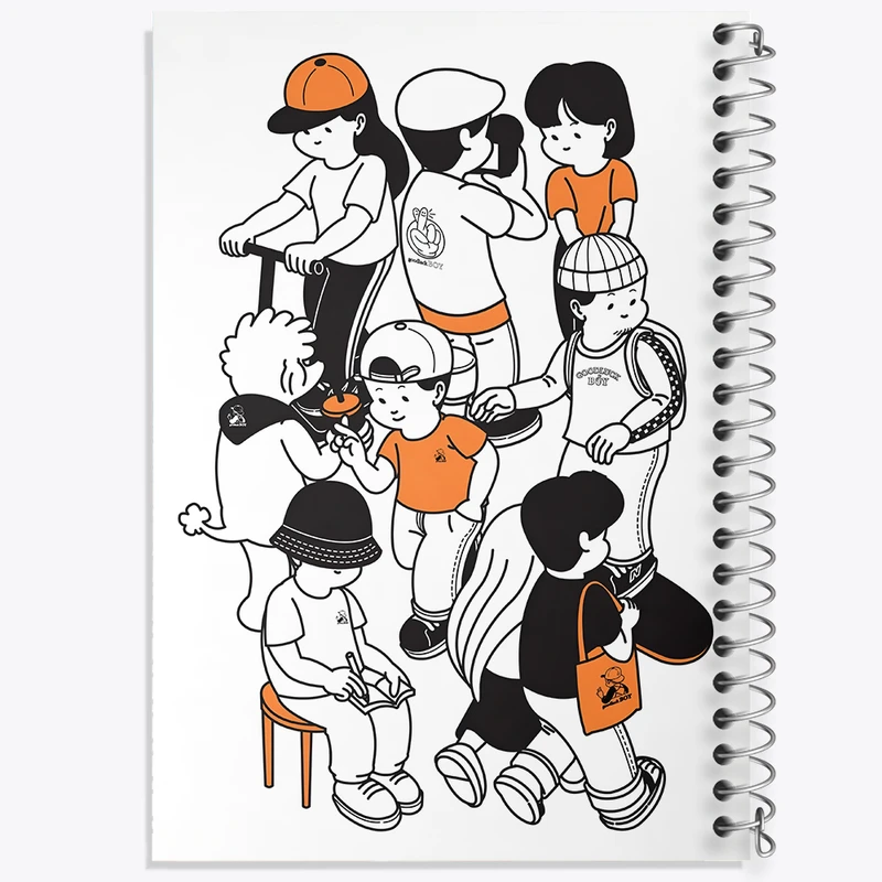 دفتر شطرنجی 50 برگ خندالو طرح بازی کودکانه کد N3206