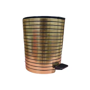 سطل زباله پدالی مدل شیار دار 