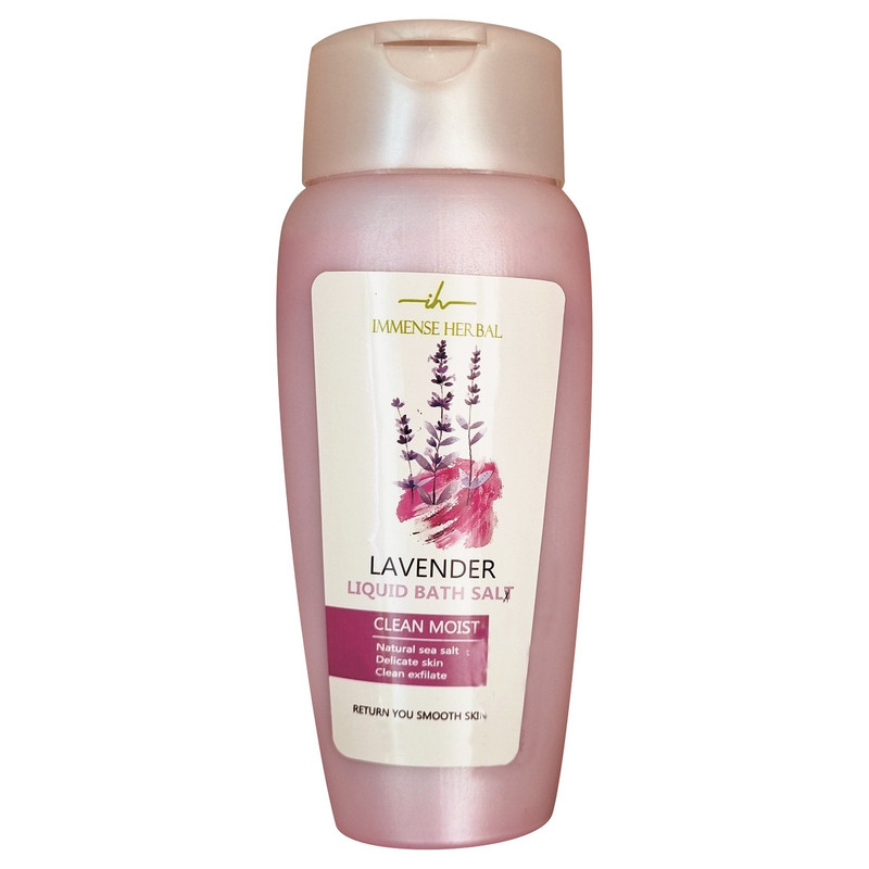 نمک حمام مایع ایمنس هربال مدل لوندر وزن 400 گرم