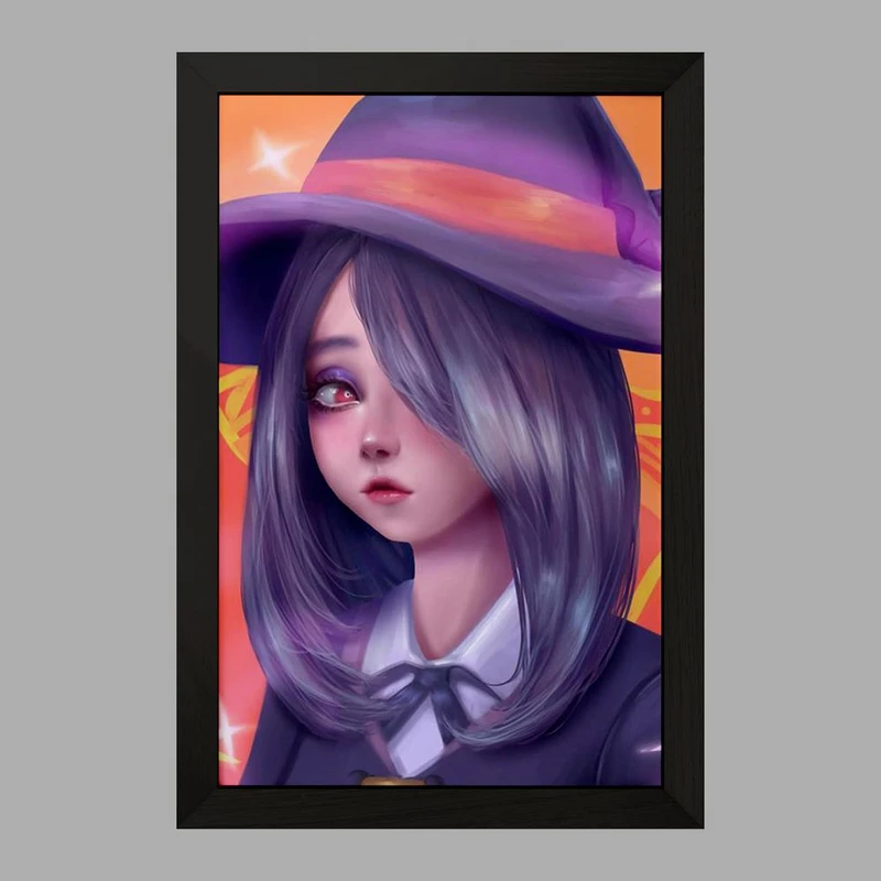 تابلو خندالو مدل سوسی انیمه جادوگران کوچک Little Witch Academia  کد 22860