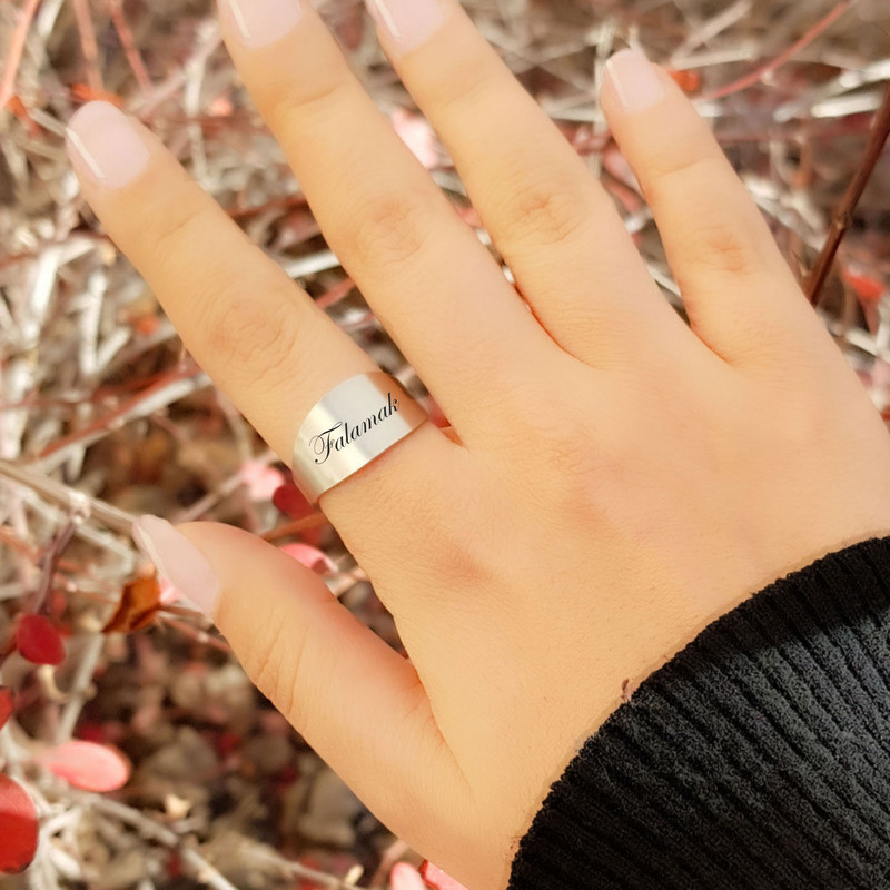 انگشتر زنانه مدل اسم فلامک کد ASH 202 انگشتر زنانه مدل اسم فلامک کد ASH 202