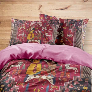 سرویس روتختی مدوپد طرح فرش شیراز مدل C-Shiraz38 یک نفره 4 تکه