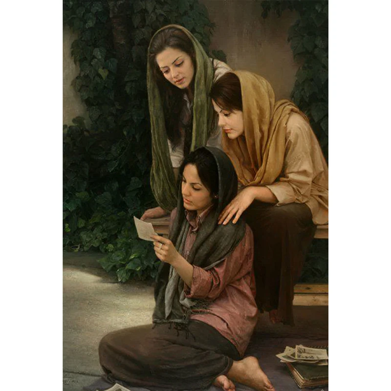 مگنت طرح نقاشی دختر مدل T1802
