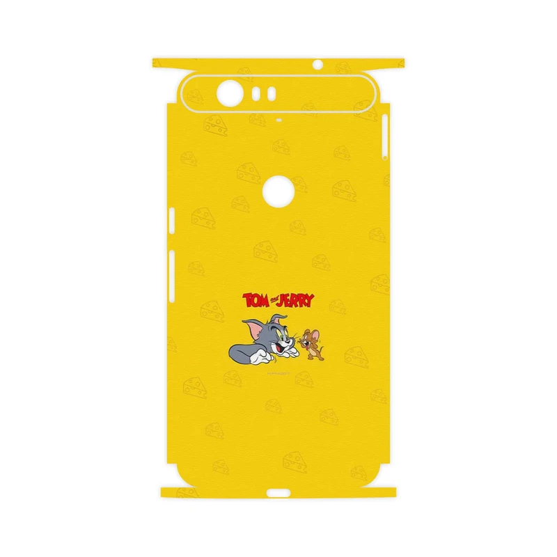 برچسب پوششی ماهوت مدل Tom and Jerry-FullSkin مناسب برای گوشی موبایل گوگل Nexus 6P
