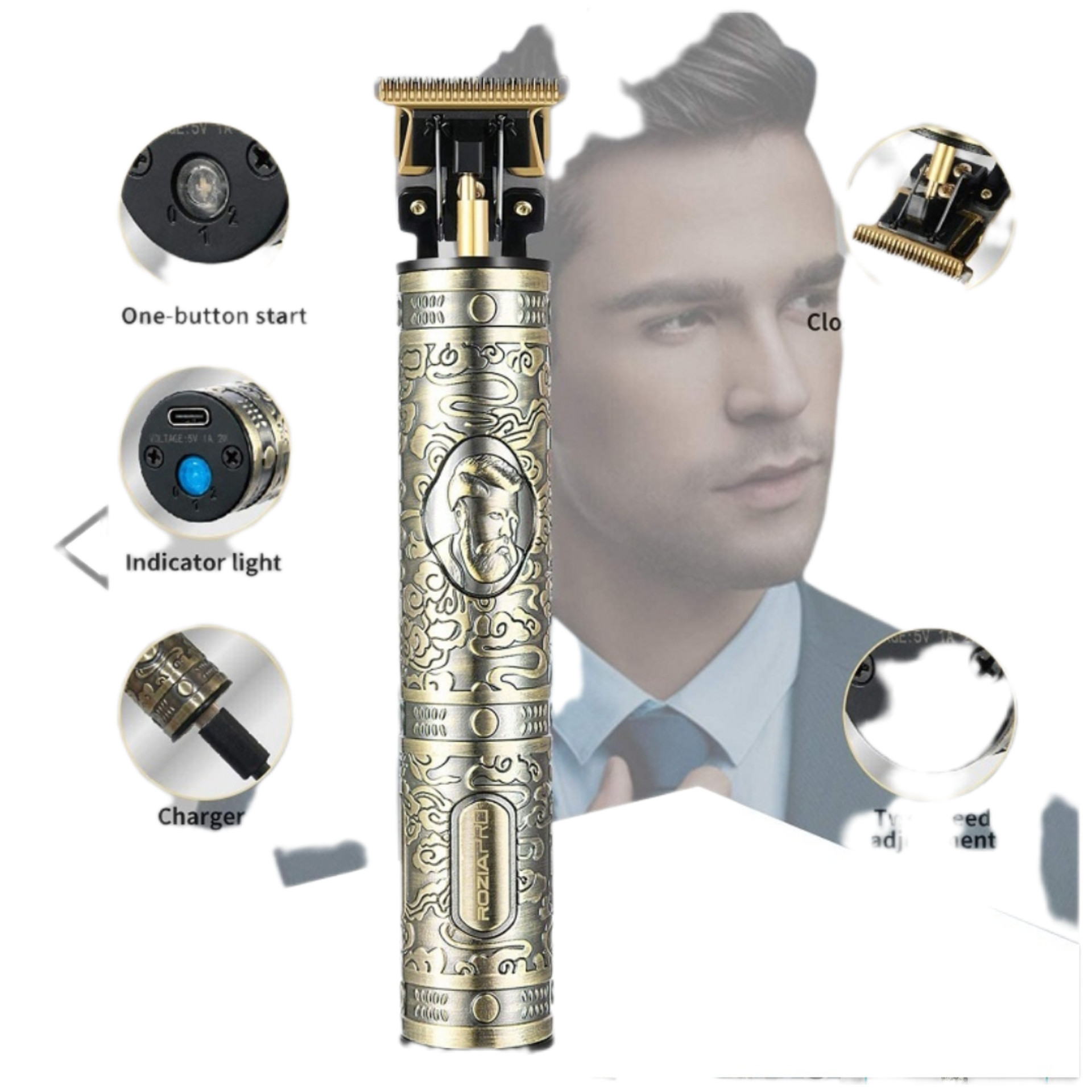 ماشین اصلاح موی سر و صورت روزیا پرو مدل 273x