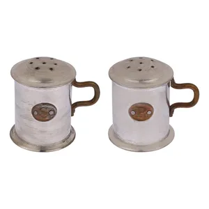 ست 2 تکه نمکدان و فلفل پاش مسی مدل 630