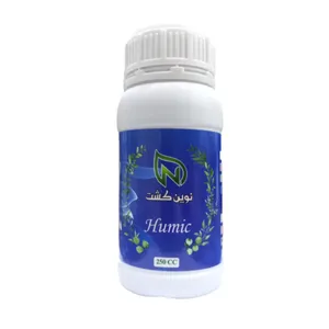 کود هیومیک اسید مایع نوین کشت مدل Plant122 حجم 250 میلی لیتر