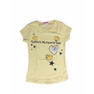 تی شرت آستین کوتاه دخترانه مدل  ستاره