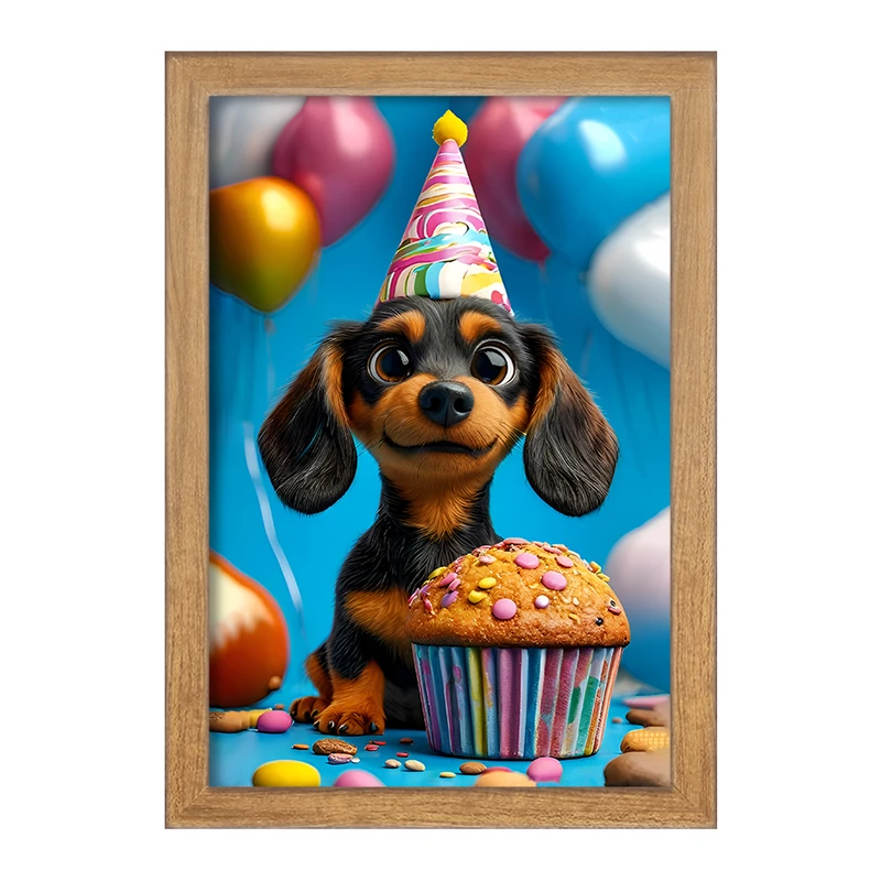 تابلو خندالو مدل سگ کد F12821