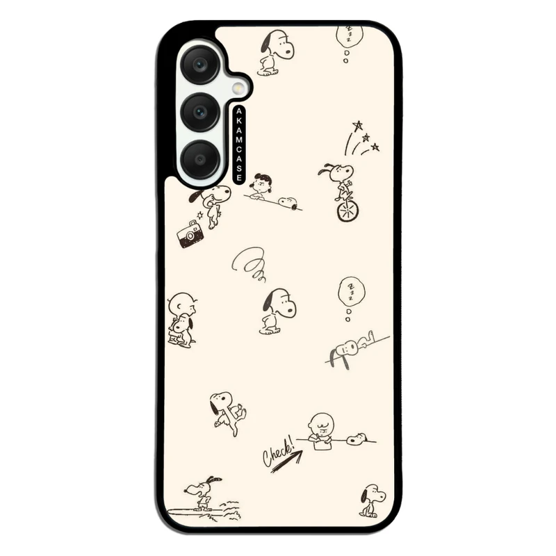 کاور آکام مدل AMC-WSGA25-SNOOPY-44 مناسب برای گوشی موبایل سامسونگ Galaxy A25