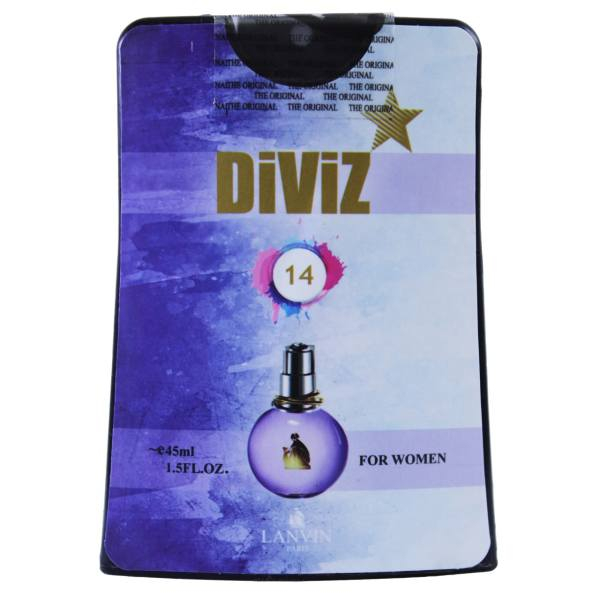 عطر جیبی زنانه دیوایز مدل  لانوین اکلت حجم 45 میلی لیتر